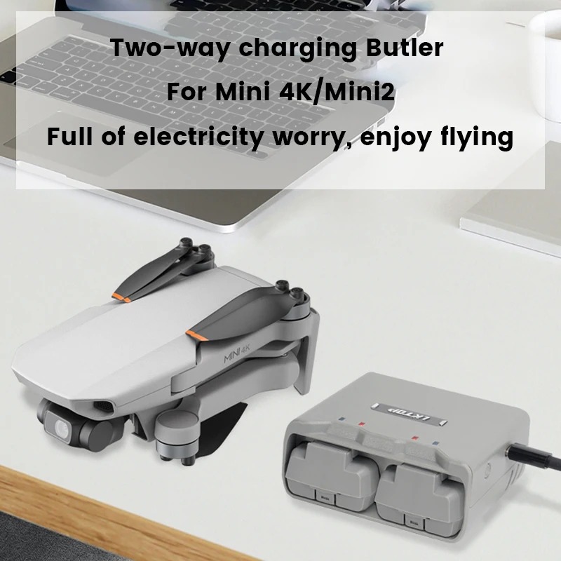 Drone Charging Hub - Für DJI Mini 4K/Mini 2 Drohnen-Akku