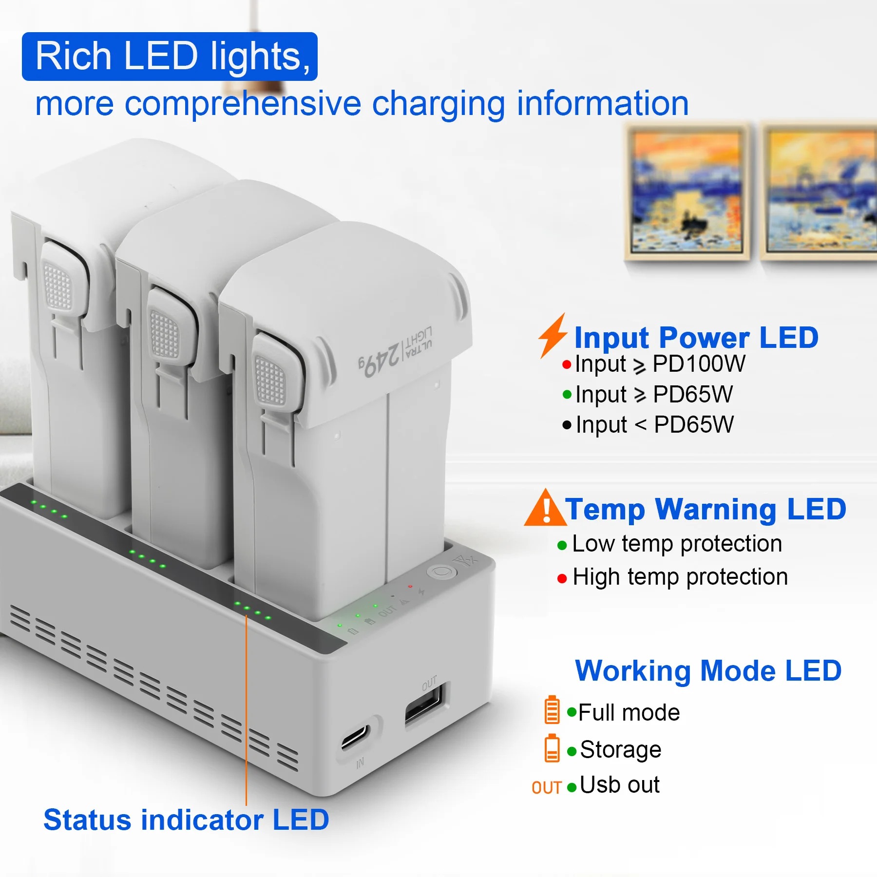 Für DJI LITO 1/X1 Drohnen-Akku – Drone Charging Hub Bewertung und Preis
