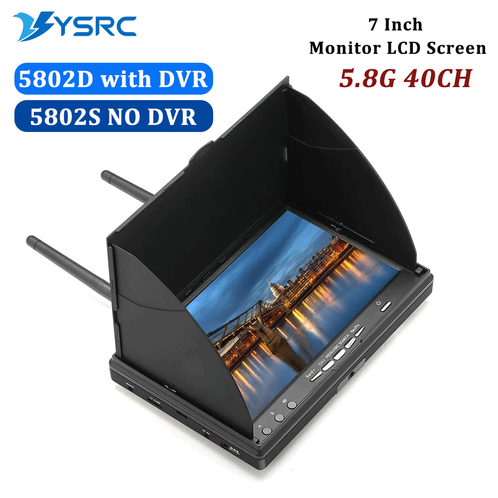 5,8G FPV DVR LS5802D 7-Zoll-Mo – Drone Controller Screen Bewertung und Preis